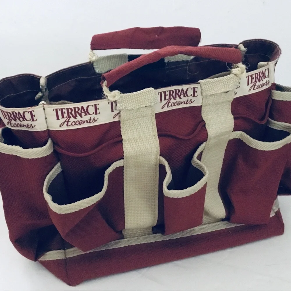 Red Canvas Tool & Storage Organizer